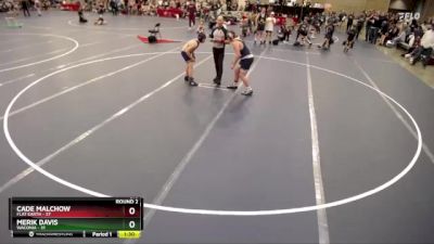 215 lbs Round 2 (4 Team) - Merik Davis, Waconia vs Cade Malchow, Flat Earth