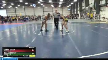 130 lbs Round 4 (6 Team) - Elijah Brown, PA Blue vs Jimmy Jakub, Team NJB