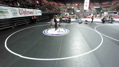 62 lbs Champ. Rd Of 16 - Hazel Cardenas vs Selah Garcia, Rough House Wrestling