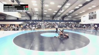 133 lbs Champ. Round 2 - Aaron Menickella, Unattached vs Danny Hopkins, Gettysburg