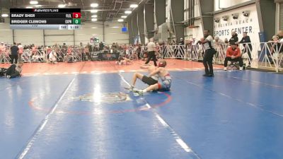 110 lbs Round 4 (1:30pm Friday) - Brady Sher, Florida Elite vs Bridger Clemons, Terps Xpress