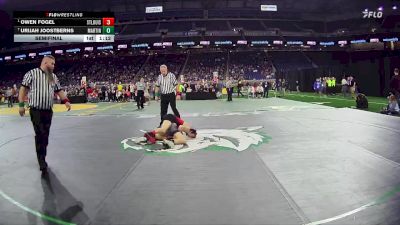 D4-113 lbs Semifinal - Owen Fogel, St Louis vs Urijah Joostberns, Martin