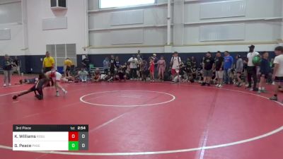 75 lbs 3rd Place - Khiry Williams, Rogue W.C. (OH) vs Gabe Peace, Phoenix W.C.