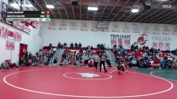 100 lbs Cons. Semi - Maliya Halpin, Borah vs Cara Burrup, Fruitland