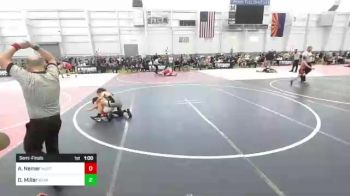 78 lbs Semifinal - Alijah Nemer, Mustangs WC vs Diesel Miller, Bear WC