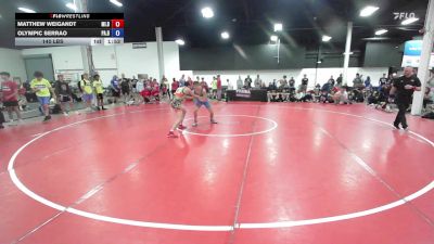 140 lbs Matthew Weigandt, Michigan Blue vs Olympic Serrao, Pennsylvania Blue