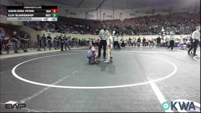 3rd Place - Jason Rhea Petrie, Chandler Takedown Club vs Clay Blankenship, Mustang Bronco Wrestling Club