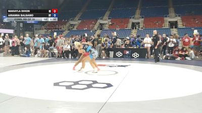 145 lbs Cons. Rd Of 16 - Makayla Dixon, Nebraska vs Arianna Balsamo, New York