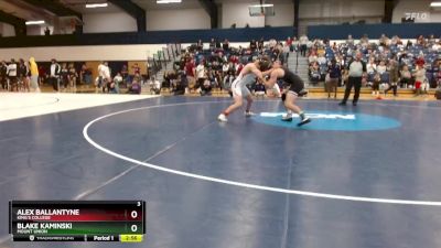 165 lbs Champ. Round 2 - Blake Kaminski, Mount Union vs Alex Ballantyne, King`s College