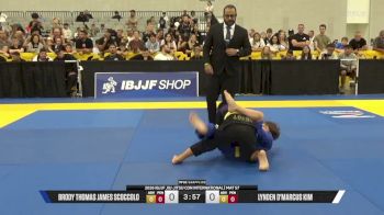Lynden D'Marcus Kim vs Brody Thomas James Scoccolo 2026 IBJJF Jiu-Jitsu CON International