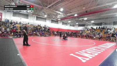 215 lbs Semifinal - Isaiah Puckett, Concord vs Gabe Holt, Souhegan