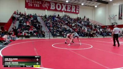 157 lbs Cons. Round 4 - Chase Dennis, Clackamas Community College vs Joe Sullivan, Unattached