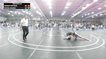 120 lbs Consi Of 4 - Hannah Huffman, Wrecking Crew Dream Crushers vs Sophia Holmes, Elite NJ Black