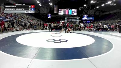 215 lbs Cons. Rd Of 64 - Gavin Gaylor, OH vs Robert Seth Montierth, UT