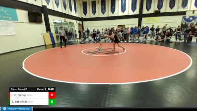 110lbs Cons. Round 2 - Emma Fisher, Sprague vs Emmersyn Yakovich, Aberdeen (Girls)