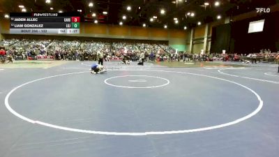 132 lbs Champ. Round 1 - Jaden Allec, Carson vs Liam Gonzalez, Lincoln
