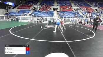 126 lbs Cons 64 #1 - Liam Rogers, Alaska vs Dawson Wyrick, Missouri