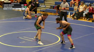 165 lbs Cons. Round 1 - Shayne Irvin, Jamestown Community College Unattached vs Asror Omonov, Olympia Wrestling MMA