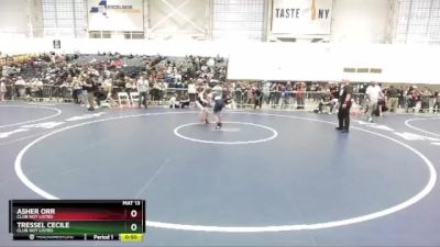 96 lbs Cons. Round 3 - Tressel Cecile, Club Not Listed vs Asher Orr, Club Not Listed