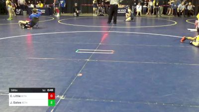 56 lbs Semifinal - Cole Little, Beth Center vs Jackson Gates, Bethlehem