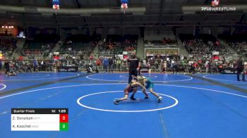 55 lbs Quarterfinal - Zachary Donalson, Threestyle vs Keyen Koochel, Abilene Kids WC