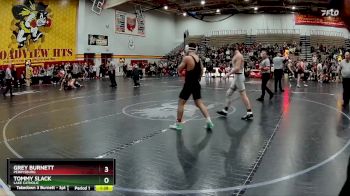 120 lbs Semifinal - Grey Burnett, Perrysburg vs Tommy Slack, Lake Catholic