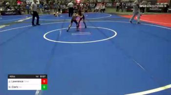 46 lbs Prelims - Julian Lawrence, Team Aggression vs Uzziah Clark, Pin King All Stars