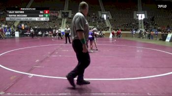 1-5A 107 Semifinal - Lilly Haynes, Tallassee vs Rayna Mccord, Walter Wellborn