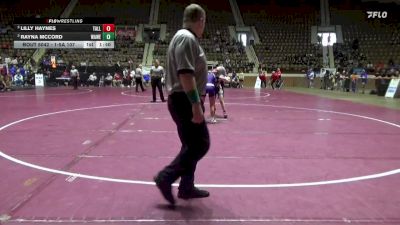 1-5A 107 Semifinal - Lilly Haynes, Tallassee vs Rayna Mccord, Walter Wellborn