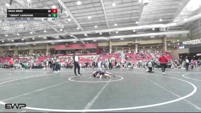 105 lbs Cons. Semi - Grady Langham, Honey Badger vs Isiah Reed, Nebraska WA