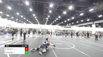 78 lbs Consolation - Braxten Serrano, Stout Wrestling Academy vs Urijah Rucobo, Central Coast Most Wanted