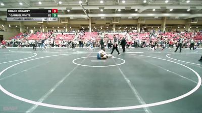 130 lbs Champ. Round 1 - Drake Hegarty, Open Mats vs Gabriel White, VICTORY