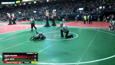 65 lbs Semifinal - River Maupin, TLWA vs Hank Keck, SYD1