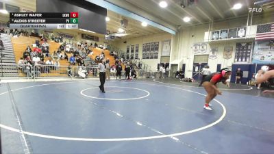 235 lbs Quarterfinal - Ashley Wafer, Lakewood vs Alexis Streeter, Paloma Valley