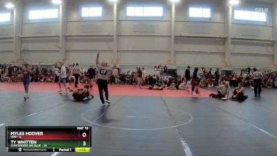 105 lbs Round 2 (8 Team) - Ty Whitten, Contenders WA Blue vs Myles Hoover, OMP