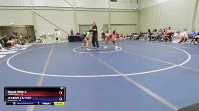 170 lbs Round 4 (6 Team) - Nasji White, Minnesota vs Izzabella Diez, Alabama