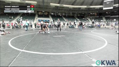 106 lbs 2nd Place - Rodney Nibblett, Broken Arrow Wrestling Club vs Tommy Greschke, Roland Youth League Wrestling