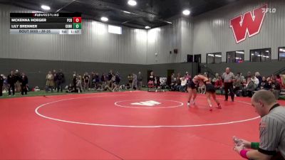 JV-28 lbs Round 1 - McKenna Hoeger, Prairie, Cedar Rapids vs Lily Brenner, Colfax-Mingo