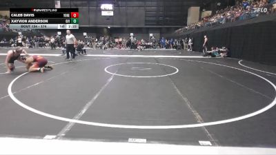 174 lbs Champ. Round 2 - Caleb Davis, York (Neb.) vs Xayvion Anderson, Grand View (Iowa)