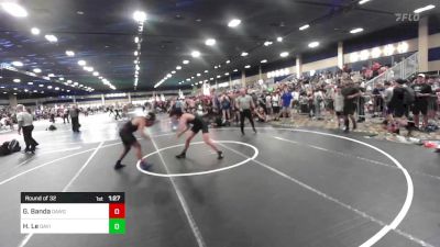 190 lbs Round Of 32 - Gerardo Banda, Dawg Pound vs Hung Le, David Douglas Wrestling