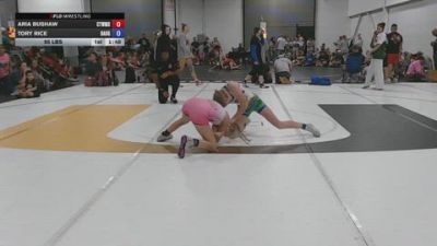 95 lbs Rr Rnd 5 - Aria Bushaw, CTWHALE - GK12E vs Tory Rice, Daughters Of Zion - GK12E