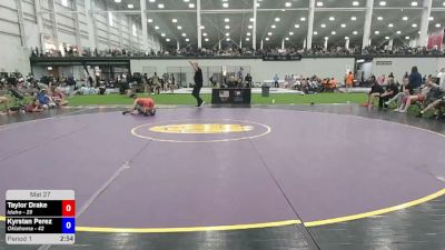 105 lbs Taylor Drake, Idaho vs Kyrstan Perez, Oklahoma