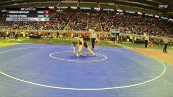 D1-157 lbs Cons. Round 2 - Rogan Suttles, Flushing HS vs Dominic Beccari, Rochester Adams
