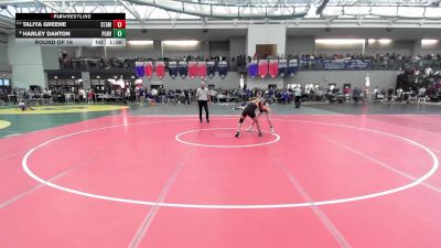 120 lbs Round Of 16 - Taliya Greene, Stamford vs Harley Danton, Plainville
