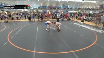 157 lbs Champ. Round 1 - Logan Kerber, Brecksville vs Logan Curry, Unattached