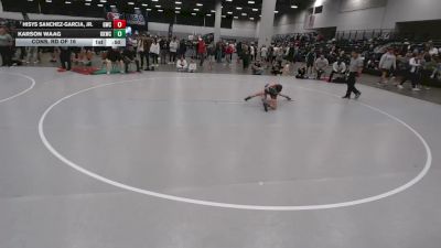 75 lbs Cons. Rd Of 16 - Karson Waag, Keystone Kids Wrestling Club vs Hisys Sanchez-Garcia, Jr., Grindhouse Wrestling Club
