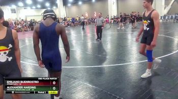 150 lbs Finals (8 Team) - Alexander Harding, Miramar Wrestling Club vs Emiliano Buenrostro, Straw Hats