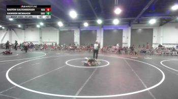 49 lbs Quarterfinal - Easton Saltenberger, Patriot Mat Club vs Dawson McMahon, Shootbox WC