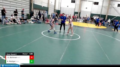 125-134 lbs Cons. Round 2 - Emily Bohlman, Aurora Wrestling Club vs Ava Rediger, Seward