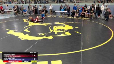110 lbs Quarterfinal - Eli Bachert, Interior Grappling Academy vs Cole Moses, Bethel Freestyle Wrestling Club